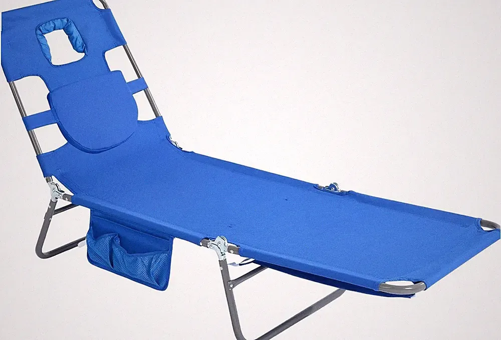 Backpack Beach Lounge Chair Reclining Lay Flat Folding Camping Chair